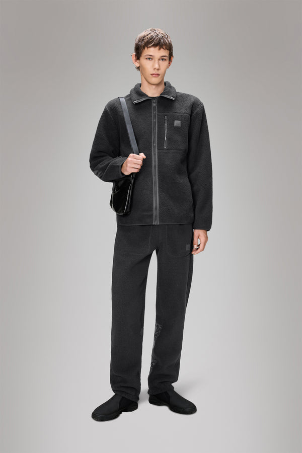 Rains Yermo Fleece Jacket Black