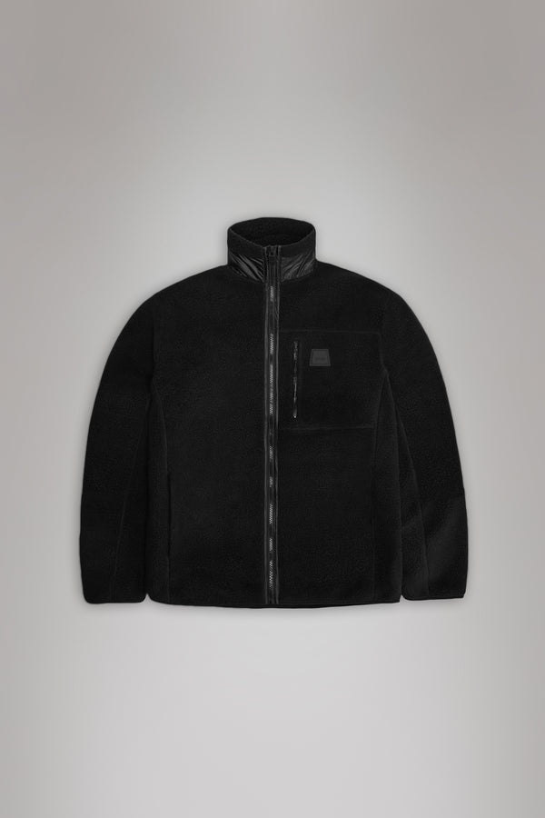 Rains Yermo Fleece Jacket Black