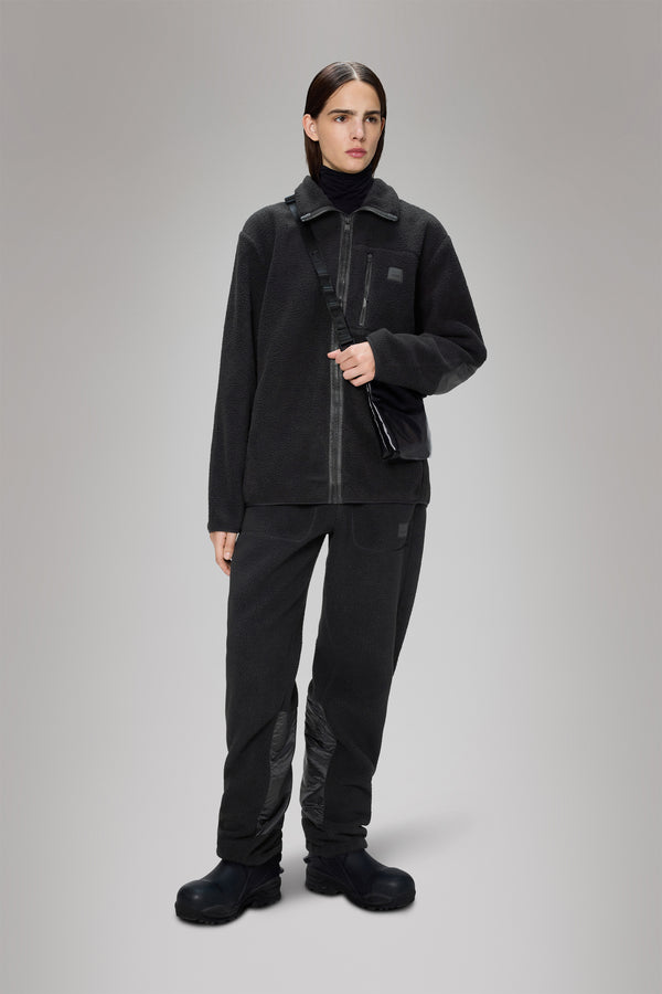 Rains Yermo Fleece Jacket Black