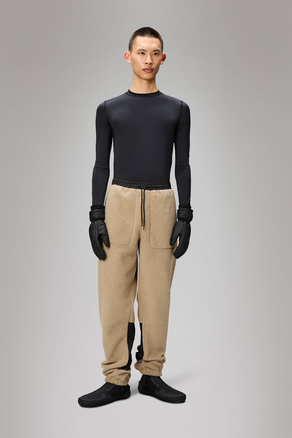 Rains Yermo Fleece Pants Regular Beige