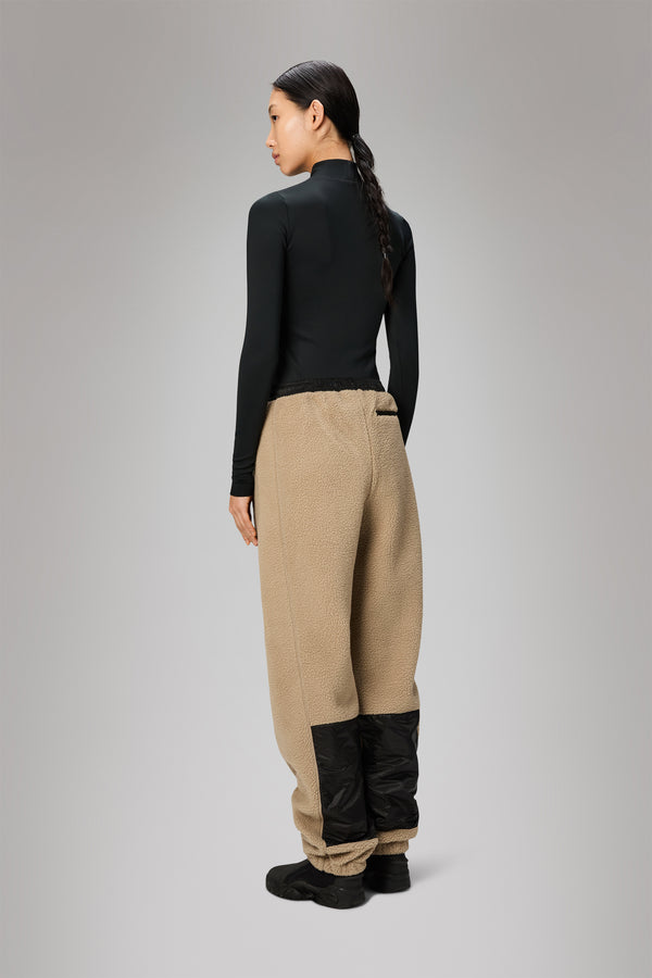 Rains Yermo Fleece Pants Regular Beige