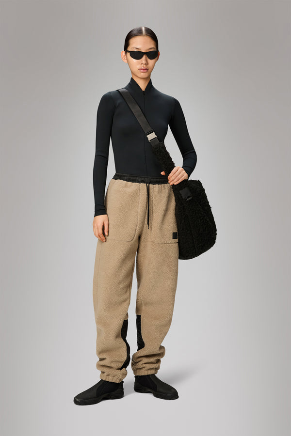Rains Yermo Fleece Pants Regular Beige
