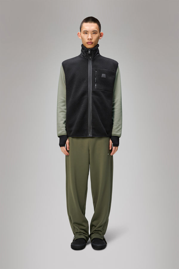 rains Yermo Fleece Vest Black