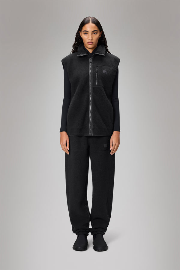 rains Yermo Fleece Vest Black