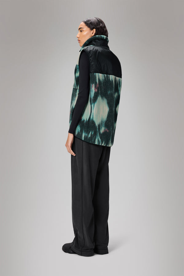 Rains Yermo Fleece Vest Blur