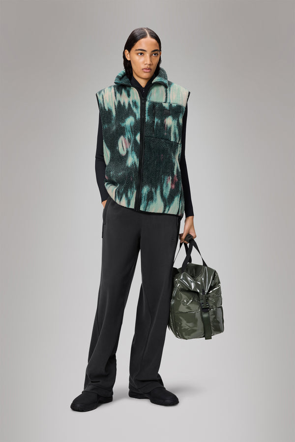 Rains Yermo Fleece Vest Blur