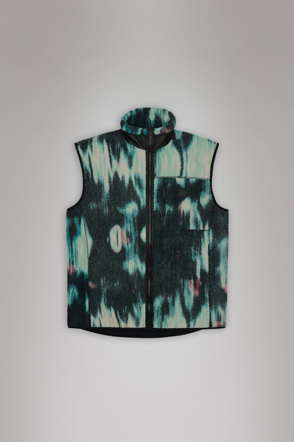 Rains Yermo Fleece Vest Blur