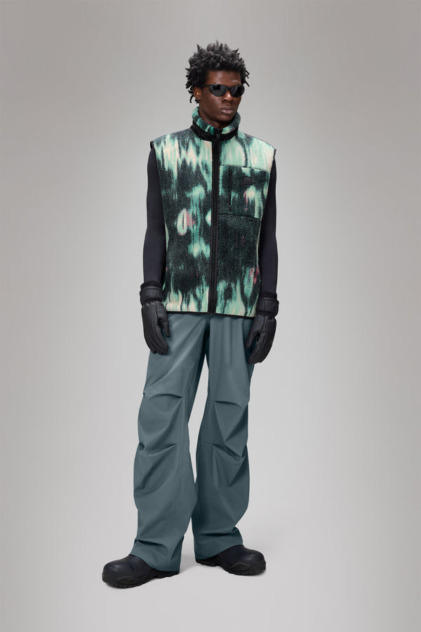 Rains Yermo Fleece Vest Blur