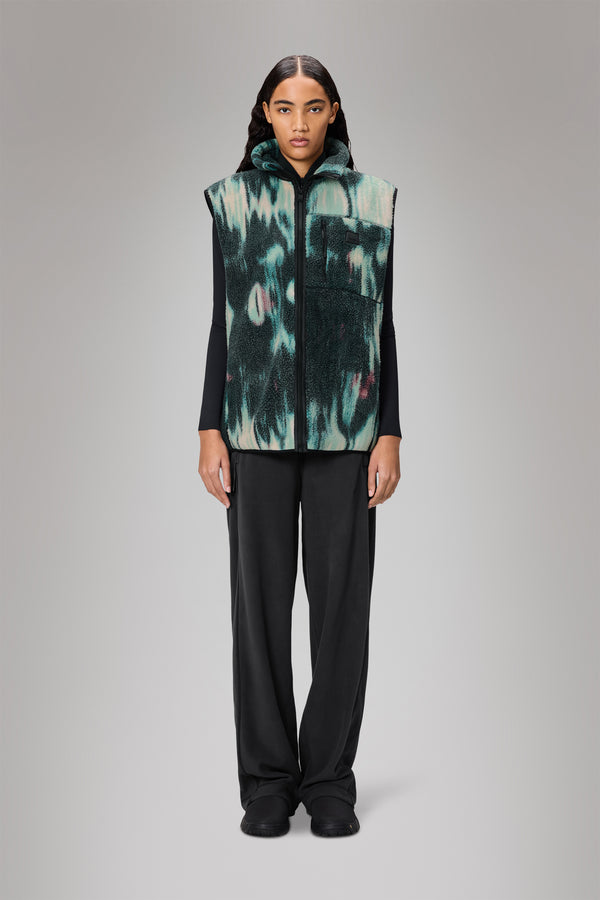 rains Yermo Fleece Vest Blur