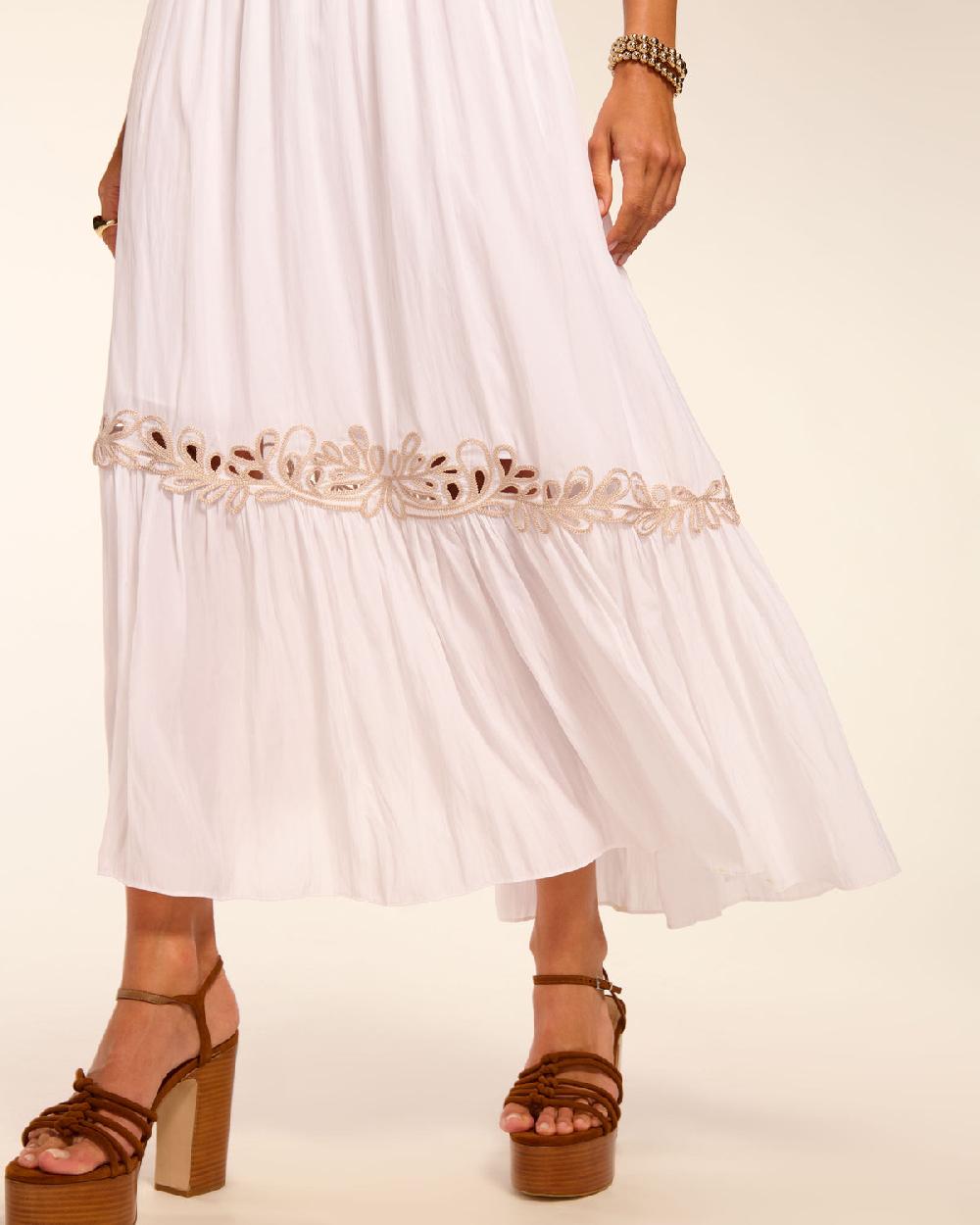 Ramy Brook Alex Smocked Off-The-Shoulder Maxi Dress