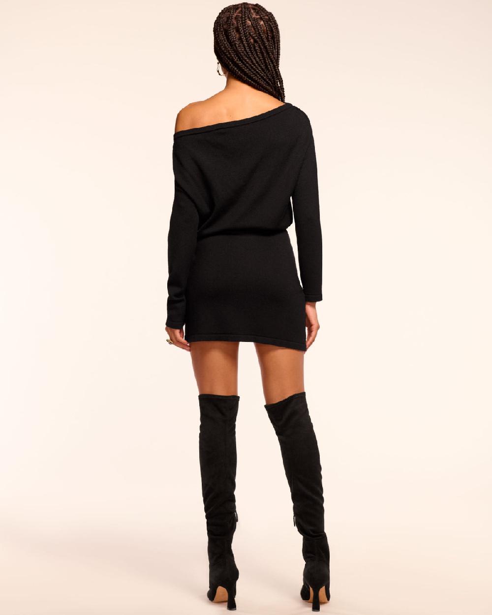 Ramy Brook Chance Merino Off-The-Shoulder Mini Dress