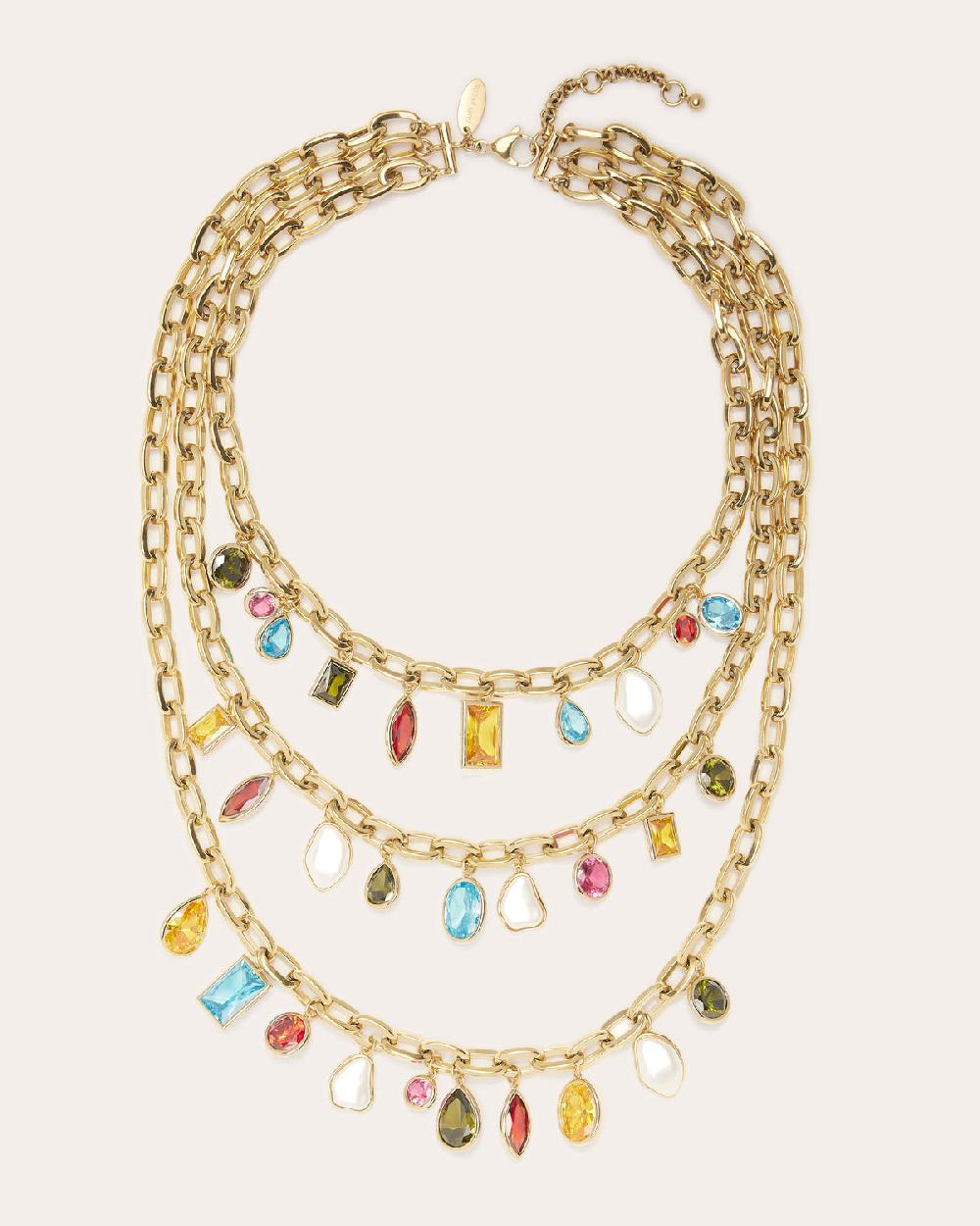 ramy brook Millie Multicolor Stone Layered Necklace