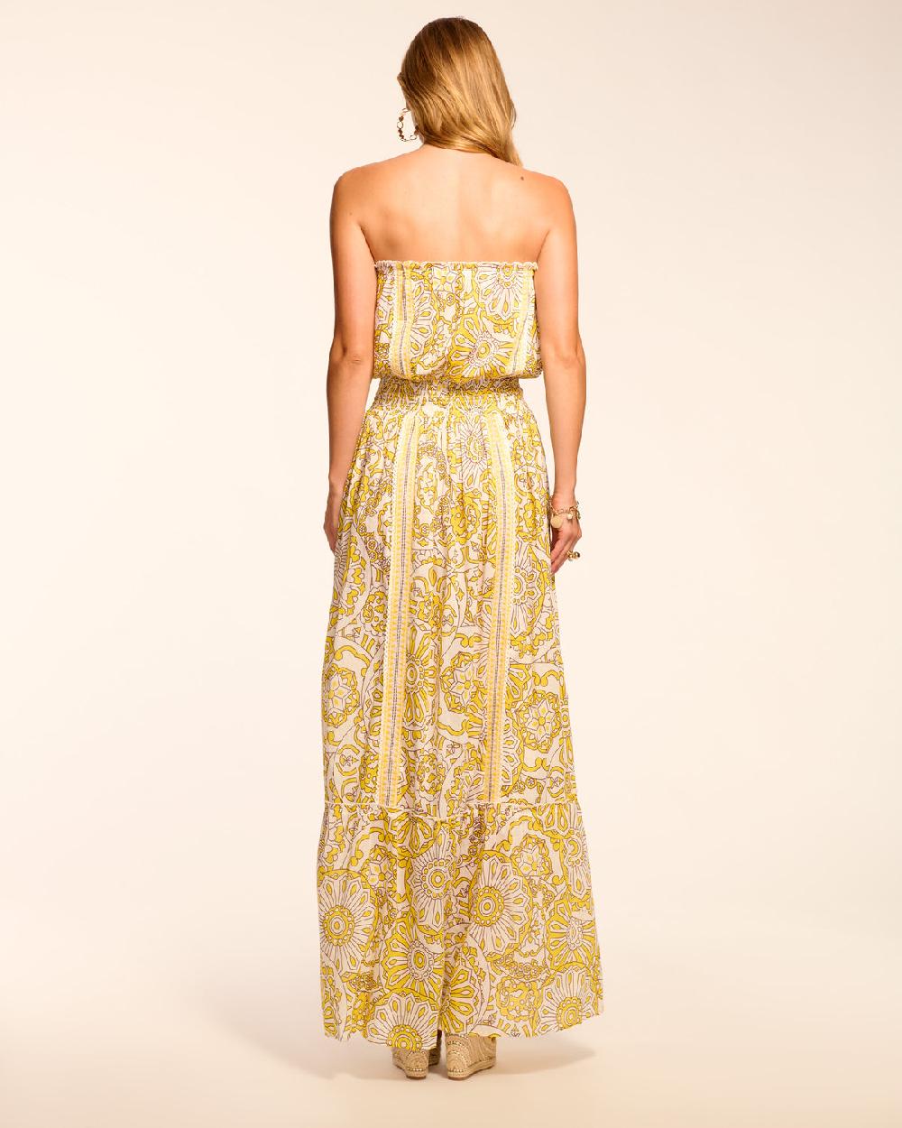 Ramy Brook Nadine Cotton Strapless Coverup Maxi Dress