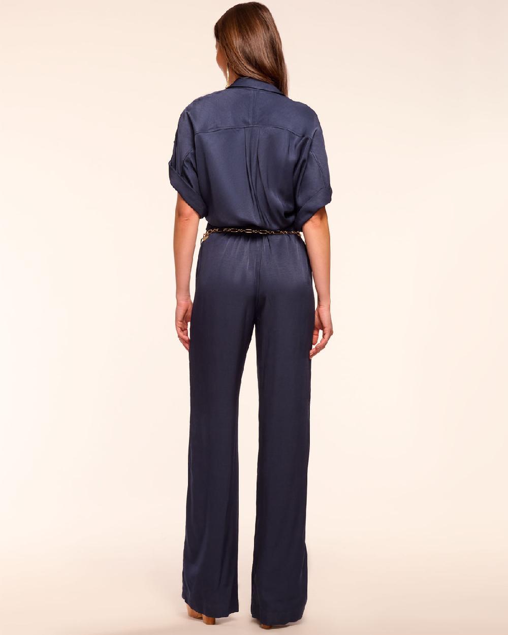Ramy Brook Nathan Button Down Short Sleeve Jumpsuit