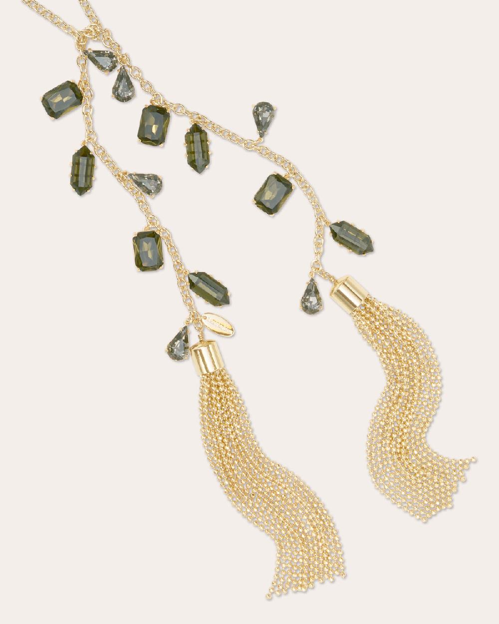 Ramy Brook Alanna Stone Tie Lariat Necklace