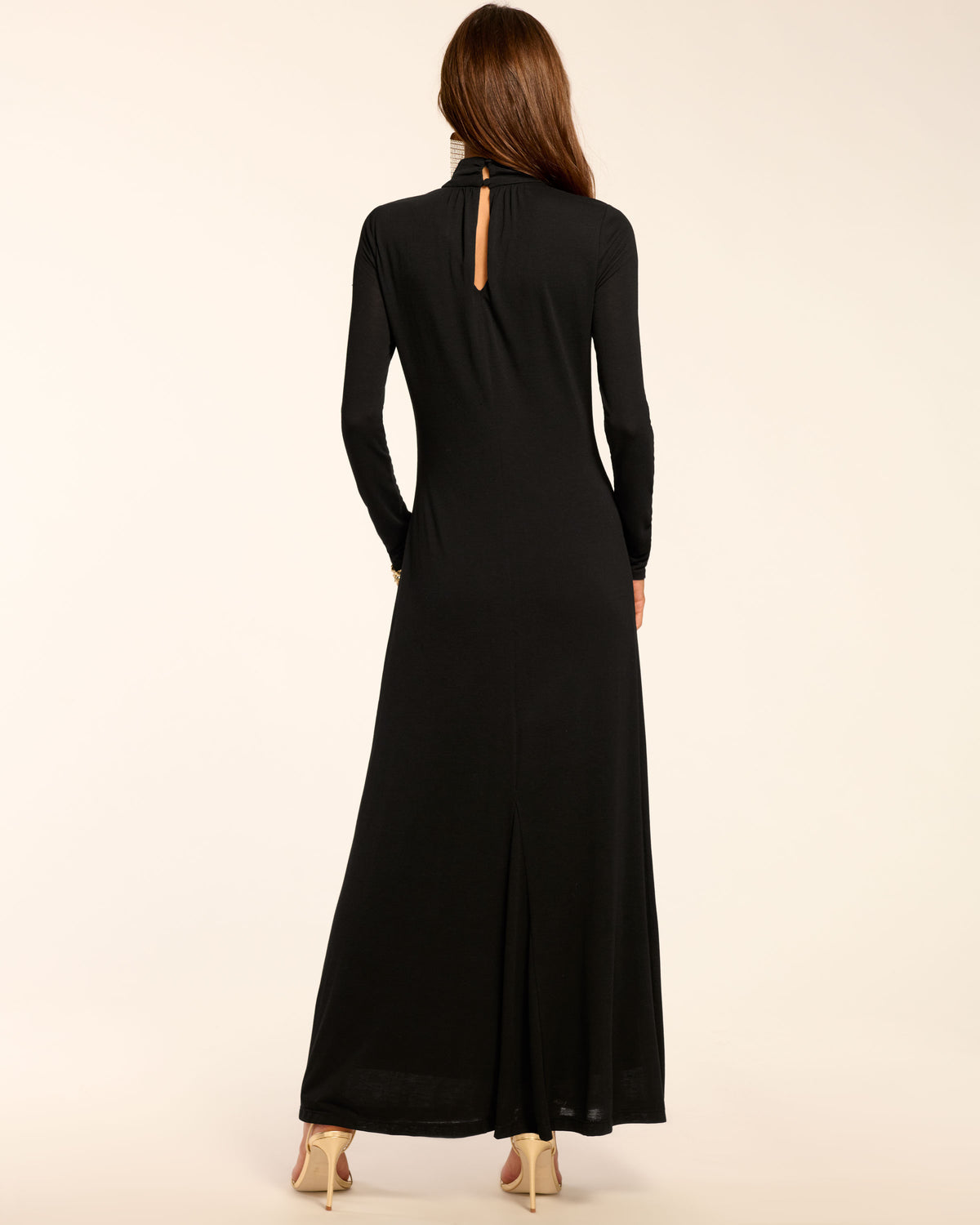 Ramy Brook Alexandra Knit Mock Neck Maxi Dress