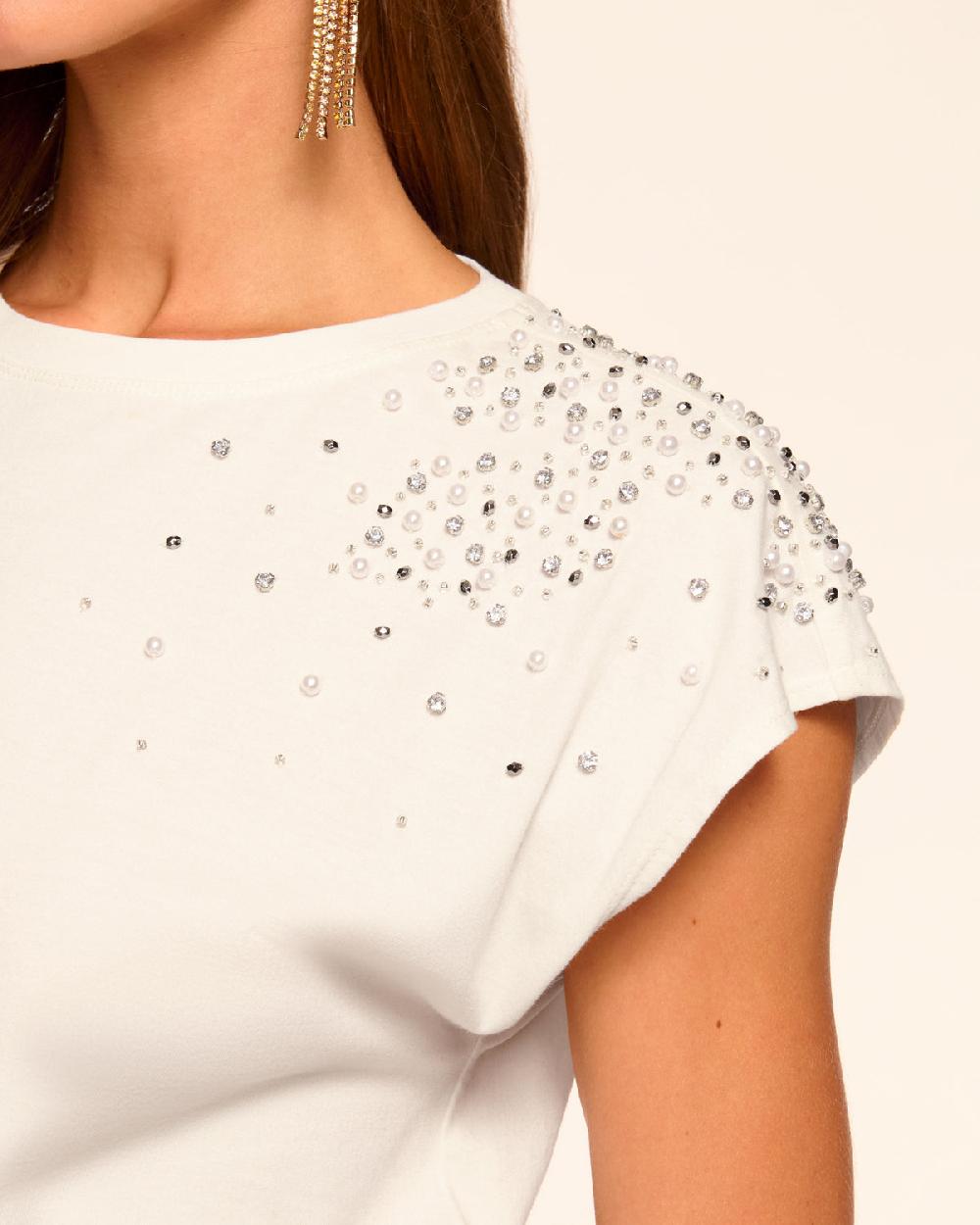 Ramy Brook Amelia Embellished T-Shirt