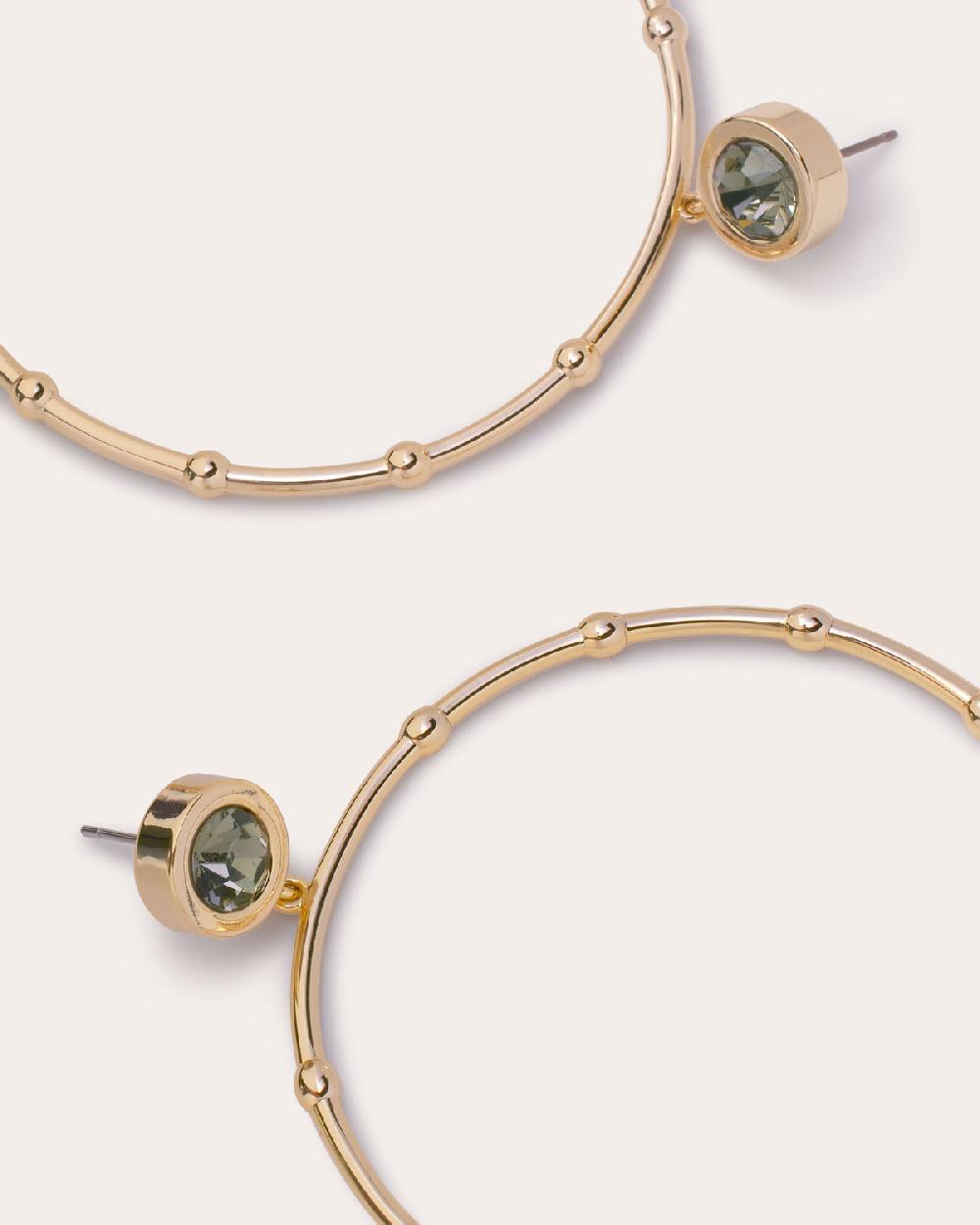 Ramy Brook Angely Drop Hoop Earrings