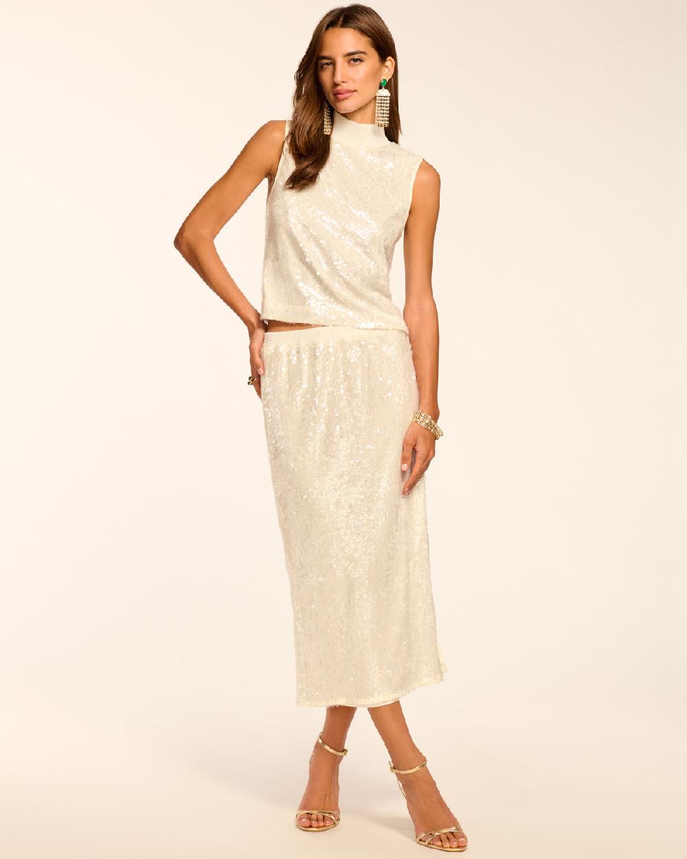 Ramy Brook Annita Sequin Midi Skirt