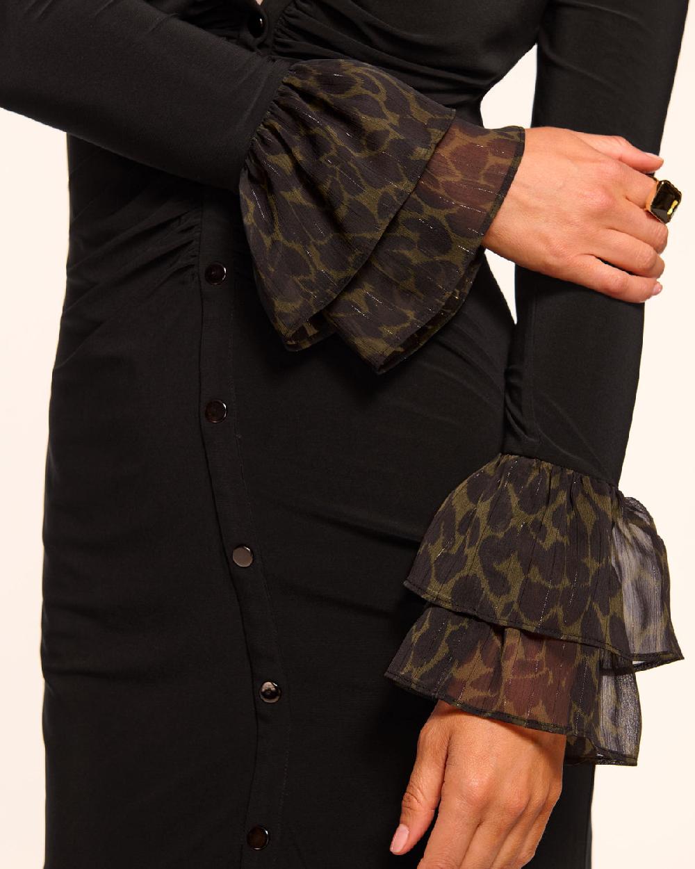 Ramy Brook Arden Jersey Button Down Mini Dress