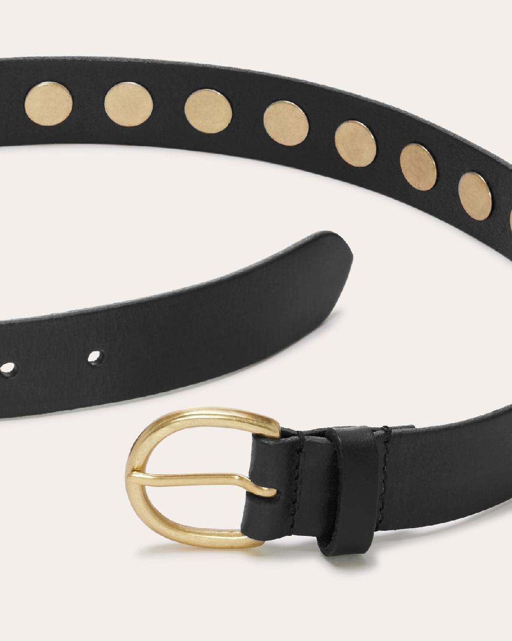Ramy Brook Ares Leather Studded Belt