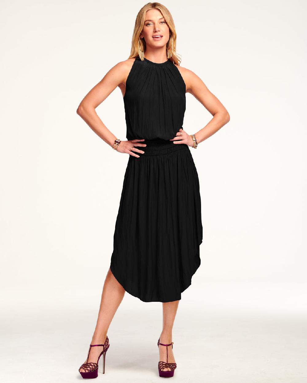 Ramy Brook Audrey Smocked Midi Dress