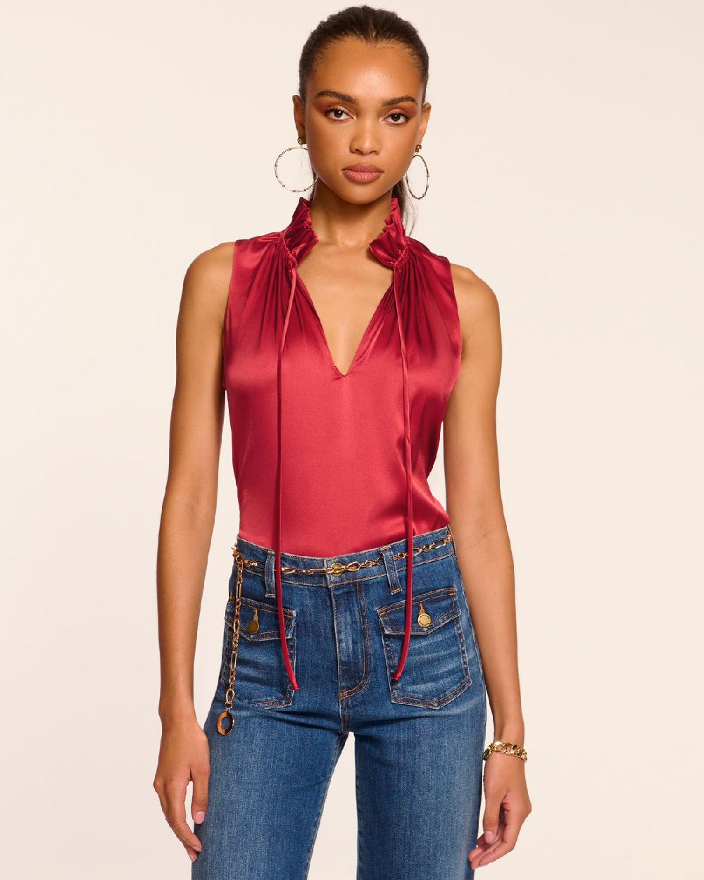 Ramy Brook Ayana Silk Tank Top