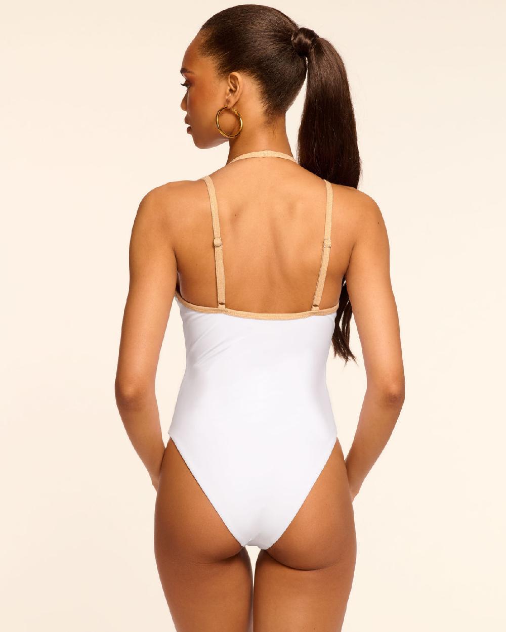 Ramy Brook Bia Plunging One Piece Swimsuit