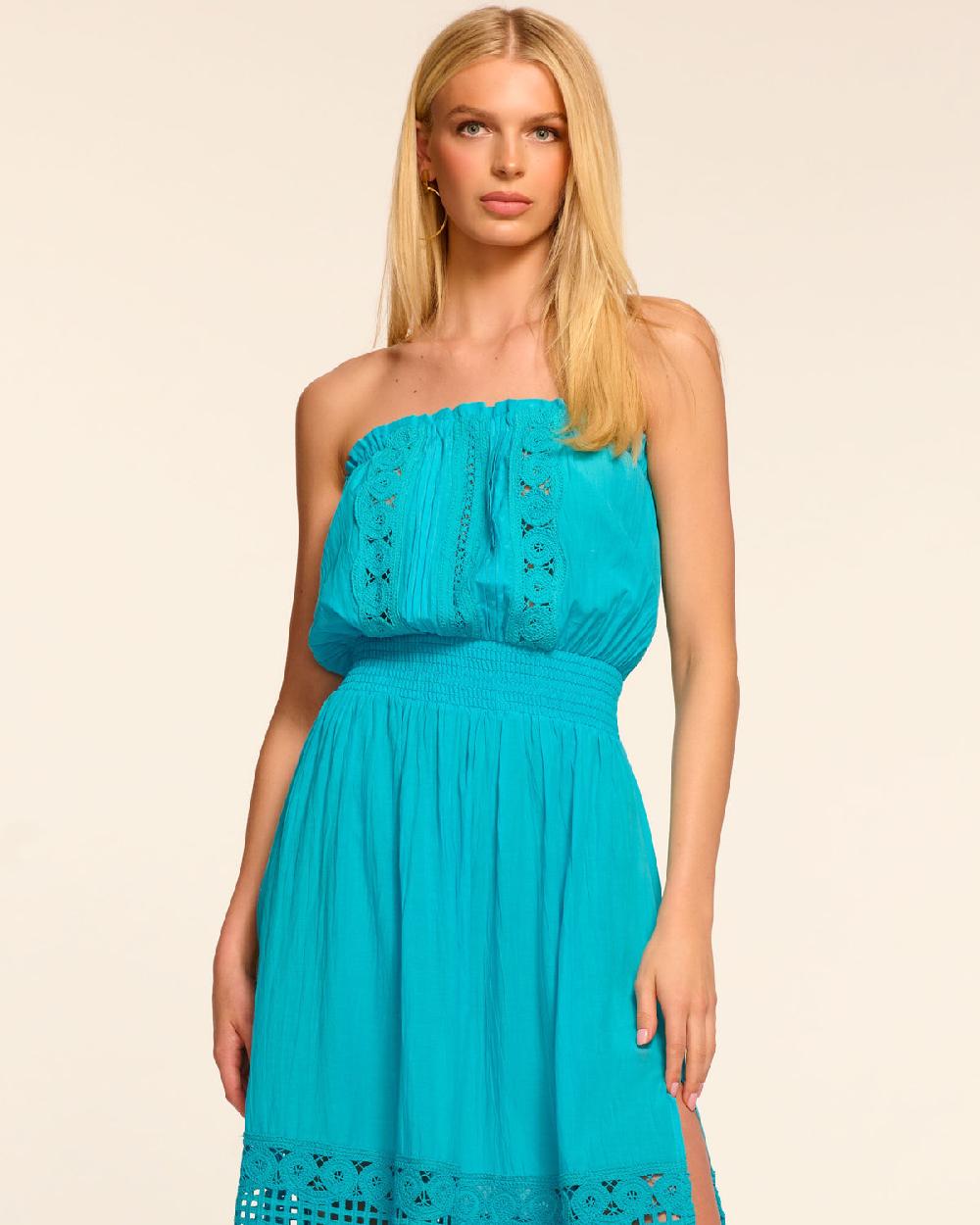 Ramy Brook Cambridge Strapless Coverup Maxi Dress