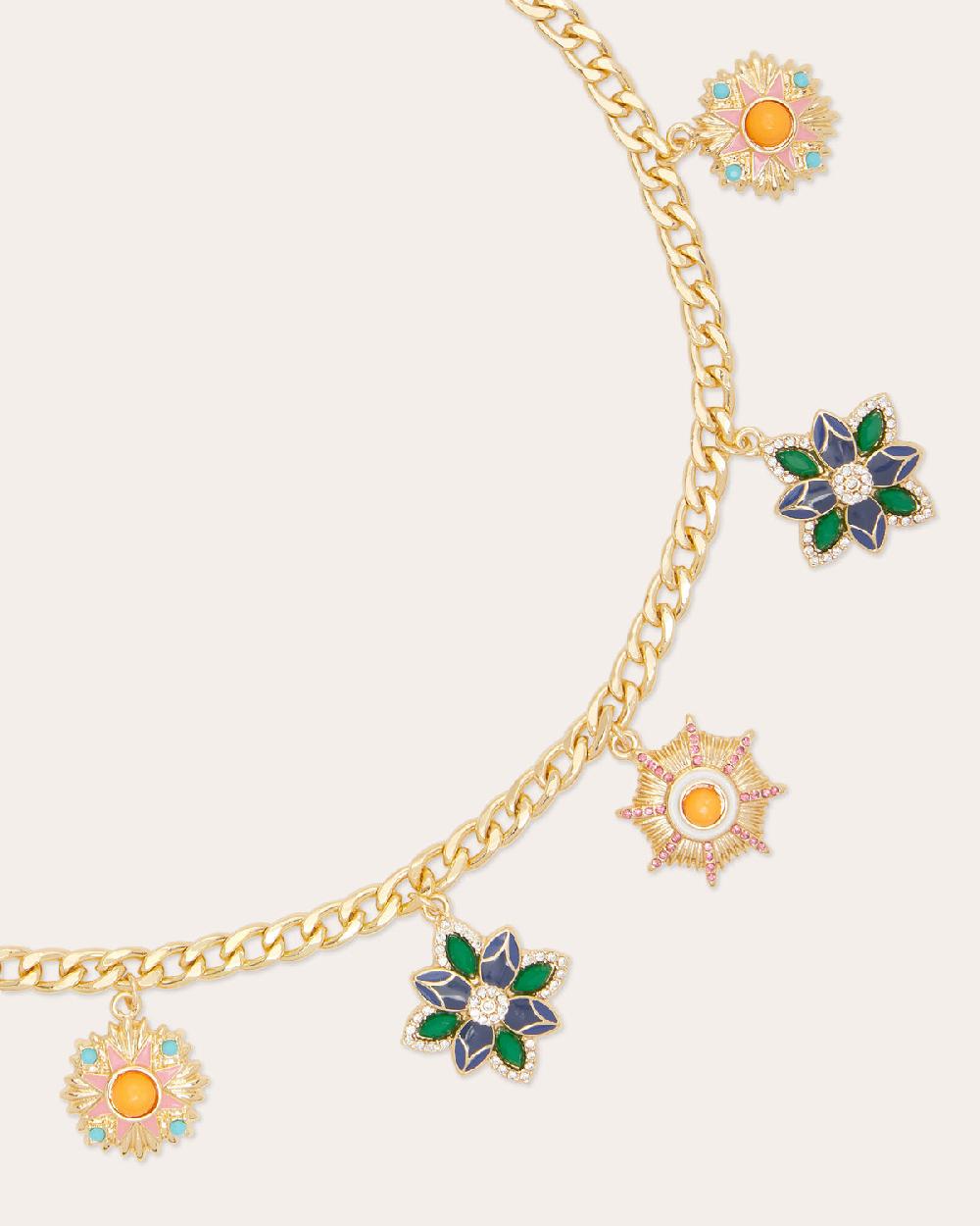 Ramy Brook Camila Flower Charm Necklace