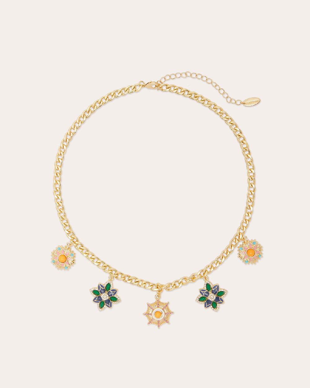 Ramy Brook Camila Flower Charm Necklace