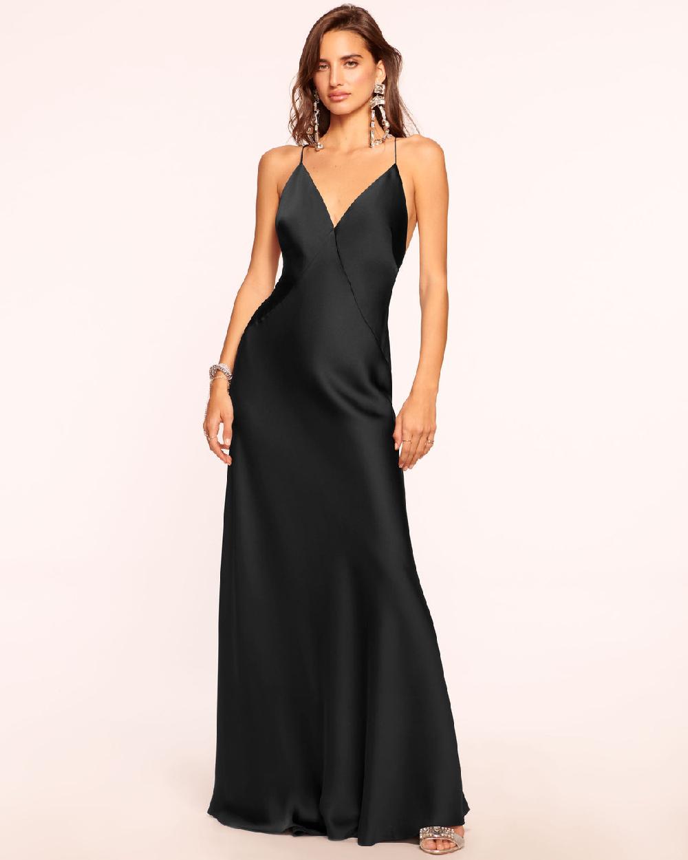 ramy brook Caspe V-Neck Gown