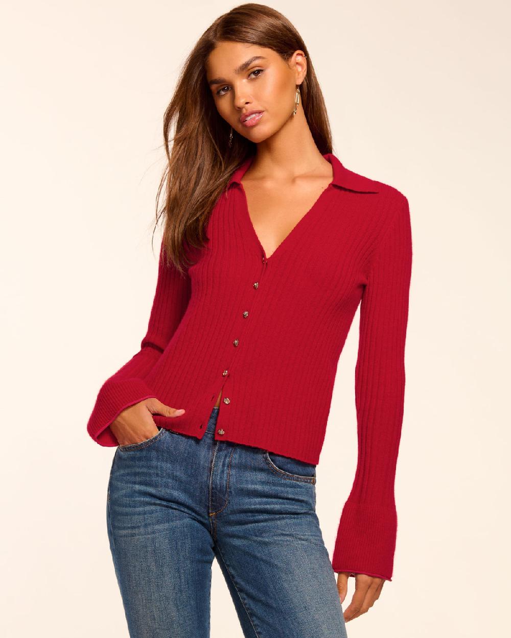 ramy brook Cathy Cashmere Cardigan Sweater