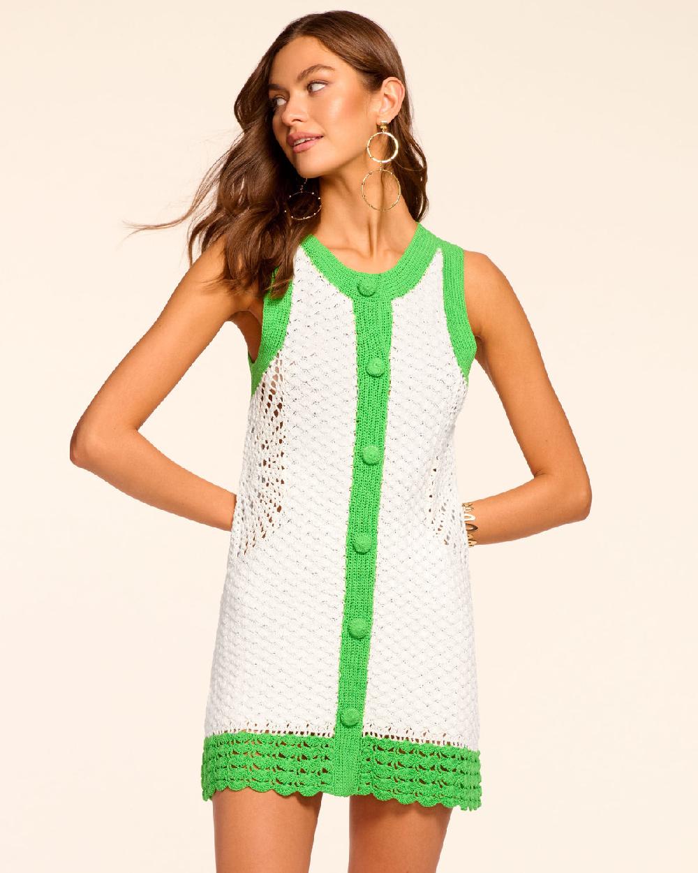 Ramy Brook Chelsea Colorblock Knit Mini Dress