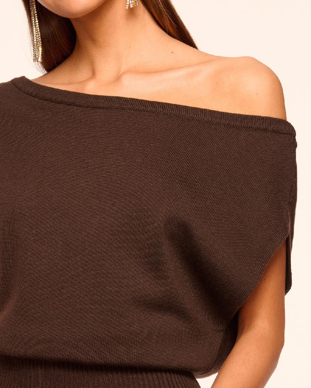 Ramy Brook Chet Merino Off-The-Shoulder Sweater