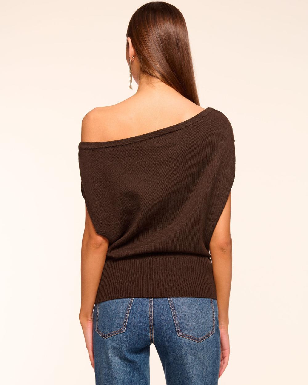 Ramy Brook Chet Merino Off-The-Shoulder Sweater
