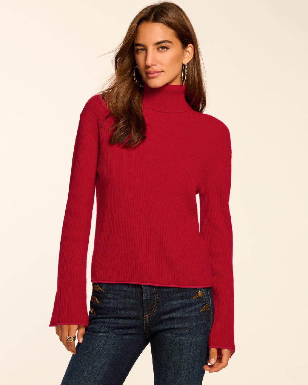 Ramy Brook Christina Cashmere Turtleneck Sweater