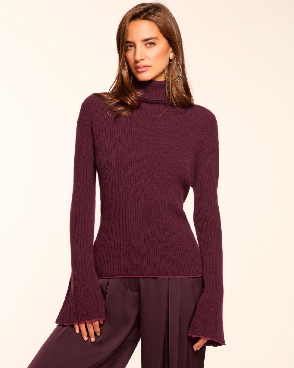 ramy brook Christina Cashmere Turtleneck Sweater