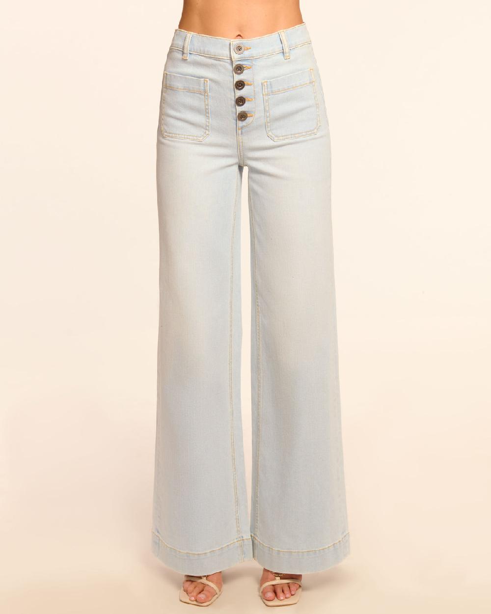 Ramy Brook Cindy High-Rise Wide Leg Jean