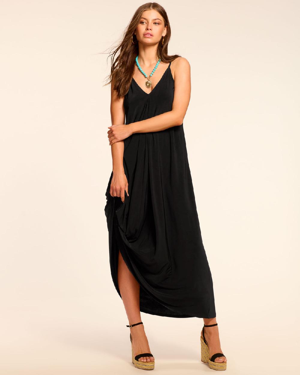 ramy brook Clara Jersey V-Neck Maxi Dress