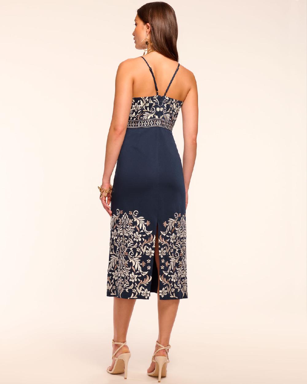 Ramy Brook Constanza Cotton Embroidered Midi Dress