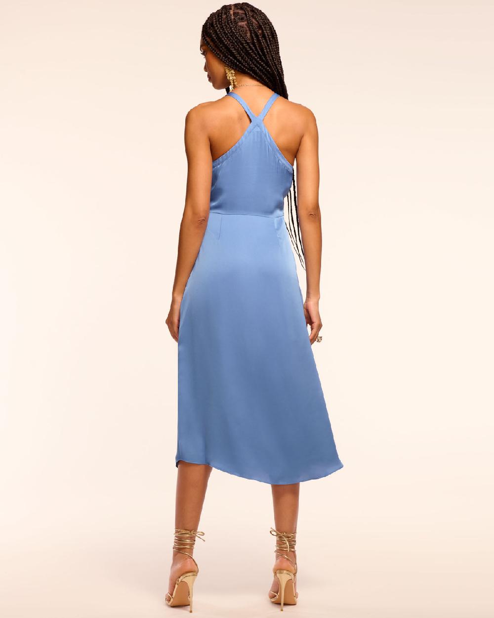 Ramy Brook Cynthia V-Neck Button Down Midi Dress