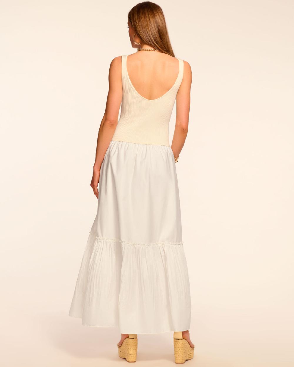 Ramy Brook Dawson Drop Waist Combo Maxi Dress