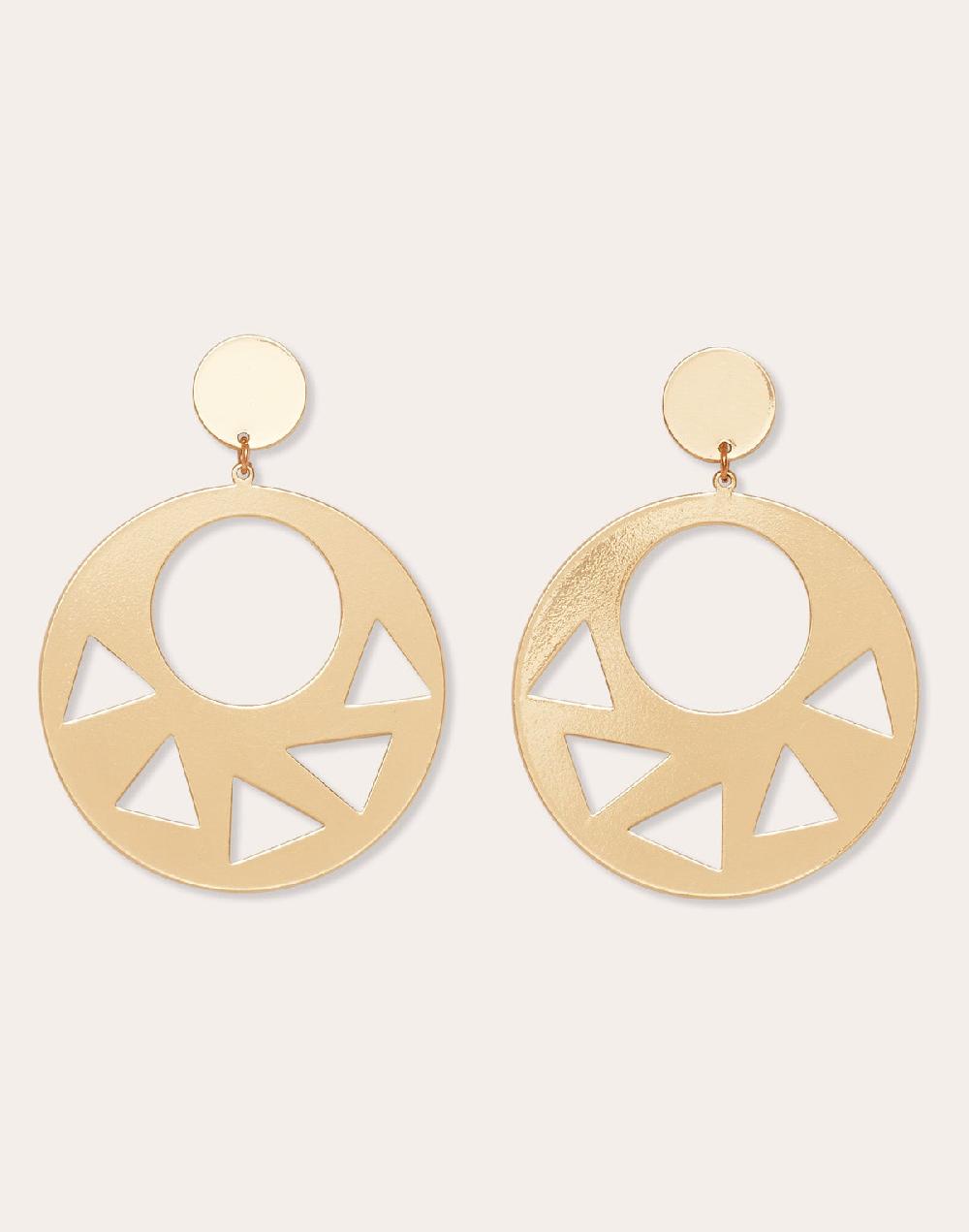 Ramy Brook Dayana Cutout Disc Earrings