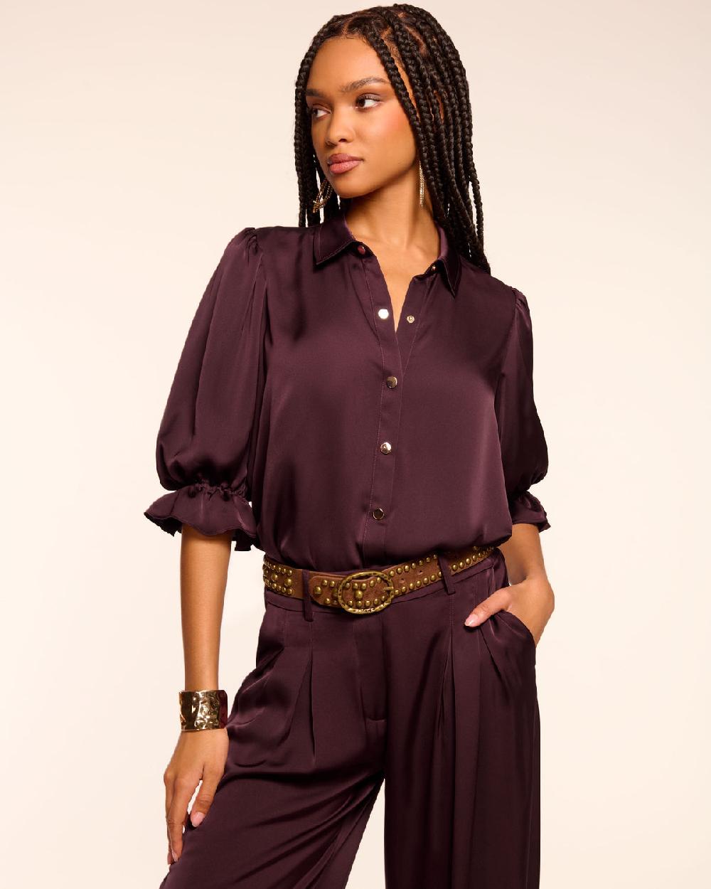 ramy brook Dina Button Down Bodysuit