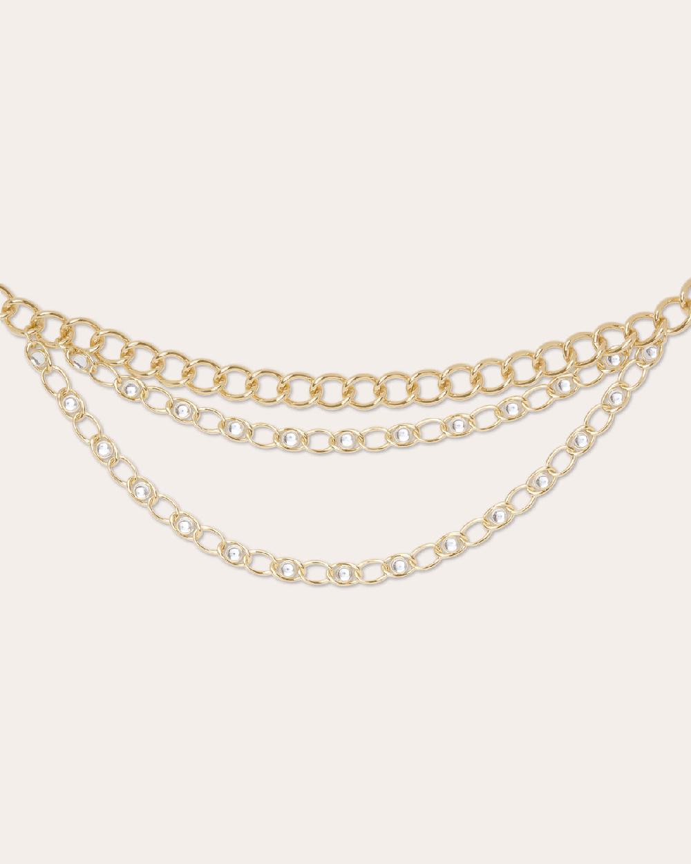 Ramy Brook Dominika Glass Chain Belt