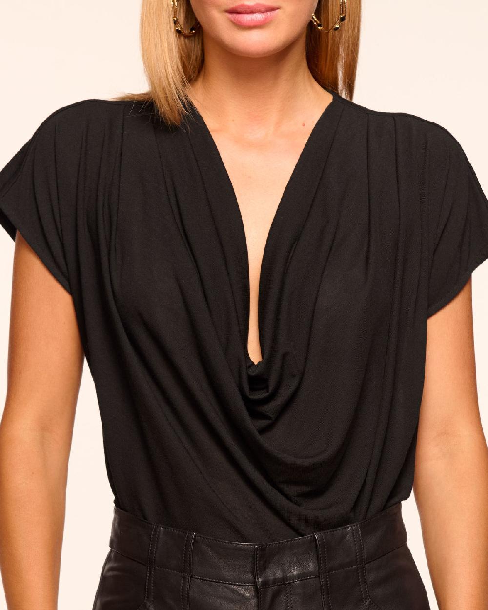 Ramy Brook Dorothy Knit Cowl Neck Top