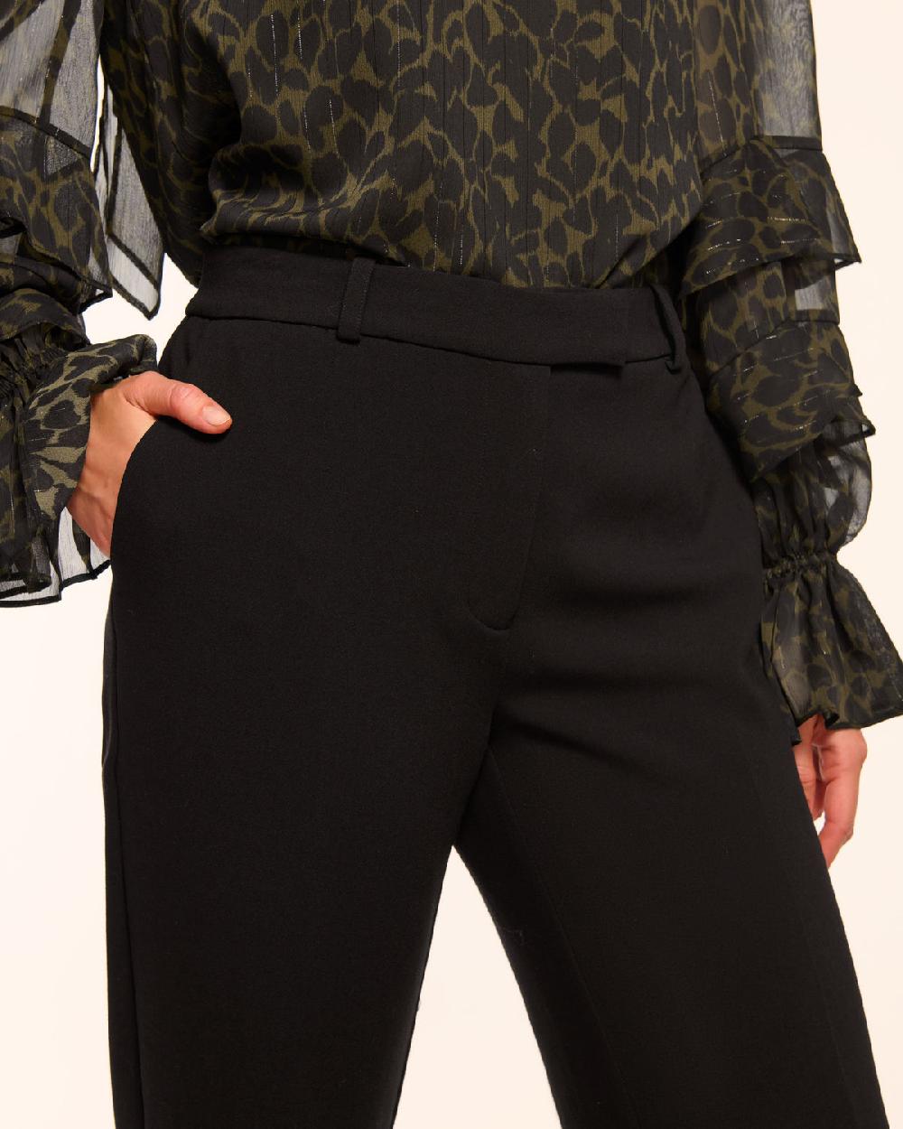 Ramy Brook Doug Straight-Leg Tailored Pant