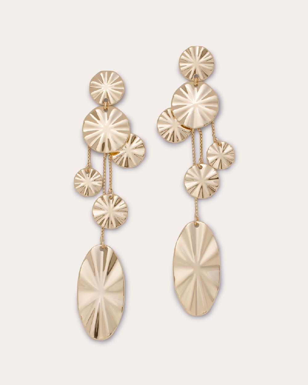 Ramy Brook Eleonora Molten Disk Earrings