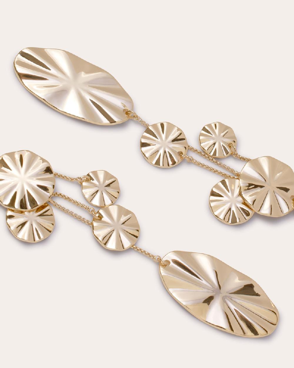 Ramy Brook Eleonora Molten Disk Earrings